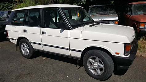 white range rover